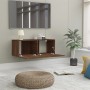 Oak brown engineered wood TV cabinet 80x30x30 cm by vidaXL, TV Furniture - Ref: Foro24-815506, Price: 55,58 €, Discount: %