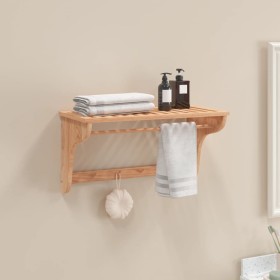 Solid walnut wood towel rack 60x30x35 cm by vidaXL, Towel racks - Ref: Foro24-350372, Price: 40,04 €, Discount: %