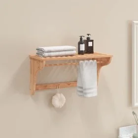 Solid walnut wood towel rack 60x30x35 cm by vidaXL, Towel racks - Ref: Foro24-350372, Price: 43,18 €, Discount: %