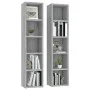 CD-Regal 2 Stück Holz Grau Sonoma 21x16x93,5 cm von vidaXL, CD- und DVD-Speicher - Ref: Foro24-815319, Preis: 45,35 €, Rabatt: %