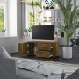 TV-Schrank aus geräuchertem Eichensperrholz, 80 x 34 x 36 cm von vidaXL, TV-Möbel - Ref: Foro24-815495, Preis: 50,18 €, Rabat...