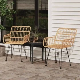 Gartenstühle mit Armlehnen 2 Stück PE Rattan 56x64x80 cm von vidaXL, Gartenstühle - Ref: Foro24-319426, Preis: 110,36 €, Raba...