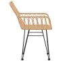 Garden chairs with armrests 2 pcs PE rattan 56x64x80 cm by vidaXL, Garden chairs - Ref: Foro24-319426, Price: 110,35 €, Disco...