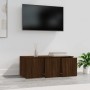 TV-Schrank aus braunem Eichensperrholz, 80 x 34 x 30 cm von vidaXL, TV-Möbel - Ref: Foro24-815500, Preis: 69,01 €, Rabatt: %