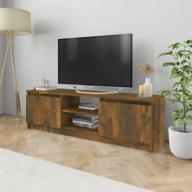 Smoked oak plywood TV cabinet 120x30x35.5cm by vidaXL, TV Furniture - Ref: Foro24-815339, Price: 67,66 €, Discount: %