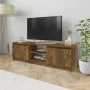 TV-Schrank aus geräuchertem Eichensperrholz, 120 x 30 x 35,5 cm von vidaXL, TV-Möbel - Ref: Foro24-815339, Preis: 67,66 €, Ra...