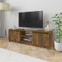 TV-Schrank aus geräuchertem Eichensperrholz, 120 x 30 x 35,5 cm von vidaXL, TV-Möbel - Ref: Foro24-815339, Preis: 68,67 €, Ra...