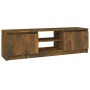 TV-Schrank aus geräuchertem Eichensperrholz, 120 x 30 x 35,5 cm von vidaXL, TV-Möbel - Ref: Foro24-815339, Preis: 68,67 €, Ra...