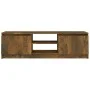 TV-Schrank aus geräuchertem Eichensperrholz, 120 x 30 x 35,5 cm von vidaXL, TV-Möbel - Ref: Foro24-815339, Preis: 67,66 €, Ra...