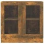 Smoked oak plywood showcase 82.5x30.5x80 cm by vidaXL, Bookcases and shelves - Ref: Foro24-815615, Price: 65,46 €, Discount: %