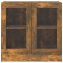 Vitrine aus geräuchertem Eichensperrholz 82,5x30,5x80 cm von vidaXL, Bücherregale und Regale - Ref: Foro24-815615, Preis: 63,...