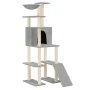 Cat scratching post with light gray sisal posts 166 cm by vidaXL, Cat furniture - Ref: Foro24-171682, Price: 75,73 €, Discoun...