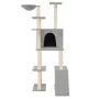 Cat scratching post with light gray sisal posts 166 cm by vidaXL, Cat furniture - Ref: Foro24-171682, Price: 75,73 €, Discoun...