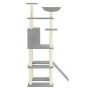 Cat scratching post with light gray sisal posts 166 cm by vidaXL, Cat furniture - Ref: Foro24-171682, Price: 75,73 €, Discoun...