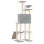Katzenkratzbaum mit hellgrauen Sisalstämmen, 166 cm von vidaXL, Katzenmöbel - Ref: Foro24-171682, Preis: 76,86 €, Rabatt: %