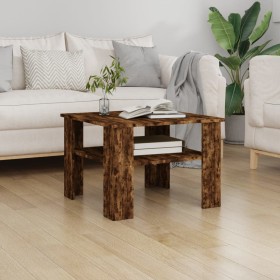 Couchtisch aus geräuchertem Eichensperrholz, 60 x 60 x 42 cm von vidaXL, Couchtisch - Ref: Foro24-815264, Preis: 43,45 €, Rab...