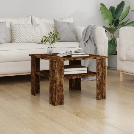 Couchtisch aus geräuchertem Eichensperrholz, 60 x 60 x 42 cm von vidaXL, Couchtisch - Ref: Foro24-815264, Preis: 42,74 €, Rab...