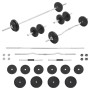 Bar and weight set 30 kg by vidaXL, free weight - Ref: Foro24-93588, Price: 149,75 €, Discount: %