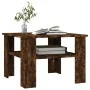 Mesa de centro madera contrachapada roble ahumado 60x60x42 cm de vidaXL, Mesas de centro - Ref: Foro24-815264, Precio: 43,45 ...