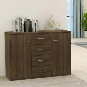 Sideboard aus braunem Eichensperrholz 88x30x65 cm von vidaXL, Sideboards - Ref: Foro24-815371, Preis: 99,43 €, Rabatt: %
