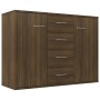 Aparador madera contrachapada roble marrón 88x30x65 cm de vidaXL, Aparadores - Ref: Foro24-815371, Precio: 101,08 €, Descuent...