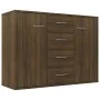 Sideboard aus braunem Eichensperrholz 88x30x65 cm von vidaXL, Sideboards - Ref: Foro24-815371, Preis: 99,43 €, Rabatt: %