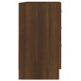 Mueble de lavabo madera contrachapada marrón roble 63x30x54 cm by vidaXL, Bathroom furniture - Ref: Foro24-815632, Price: 64,...