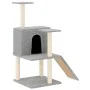 Cat scratching post with light gray sisal posts 109 cm by vidaXL, Cat furniture - Ref: Foro24-171670, Price: 33,70 €, Discoun...