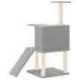 Katzenkratzbaum mit hellgrauen Sisalstämmen 109 cm von vidaXL, Katzenmöbel - Ref: Foro24-171670, Preis: 36,18 €, Rabatt: %