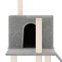 Cat scratching post with light gray sisal posts 109 cm by vidaXL, Cat furniture - Ref: Foro24-171670, Price: 33,70 €, Discoun...
