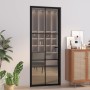 Puerta interior vidrio EGS y aluminio negro 83x201,5 cm de vidaXL, Puertas para el hogar - Ref: Foro24-350565, Precio: 251,29...