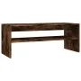 Couchtisch aus geräuchertem Eichensperrholz 100x40x40 cm von vidaXL, Couchtisch - Ref: Foro24-815255, Preis: 51,98 €, Rabatt: %