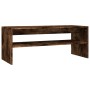 Couchtisch aus geräuchertem Eichensperrholz 100x40x40 cm von vidaXL, Couchtisch - Ref: Foro24-815255, Preis: 52,79 €, Rabatt: %