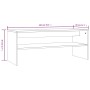 Couchtisch aus geräuchertem Eichensperrholz 100x40x40 cm von vidaXL, Couchtisch - Ref: Foro24-815255, Preis: 52,79 €, Rabatt: %