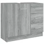 Waschbeckenschrank aus grauem Sonoma-Sperrholz, 63 x 30 x 54 cm von vidaXL, Badezimmermöbel - Ref: Foro24-815631, Preis: 70,5...