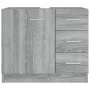 Waschbeckenschrank aus grauem Sonoma-Sperrholz, 63 x 30 x 54 cm von vidaXL, Badezimmermöbel - Ref: Foro24-815631, Preis: 70,5...