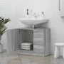 Sonoma gray plywood sink cabinet 63x30x54cm by vidaXL, Bathroom furniture - Ref: Foro24-815631, Price: 70,42 €, Discount: %