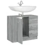 Waschbeckenschrank aus grauem Sonoma-Sperrholz, 63 x 30 x 54 cm von vidaXL, Badezimmermöbel - Ref: Foro24-815631, Preis: 70,5...