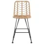 Kitchen stools 2 units made of PE rattan and steel 45x56x103.5 cm by vidaXL, Garden chairs - Ref: Foro24-319430, Price: 225,7...