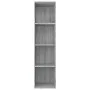Sonoma gray plywood shelving/TV cabinet 36x30x143 cm by vidaXL, Bookcases and shelves - Ref: Foro24-815247, Price: 65,04 €, D...