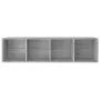 Sonoma gray plywood shelving/TV cabinet 36x30x143 cm by vidaXL, Bookcases and shelves - Ref: Foro24-815247, Price: 65,04 €, D...