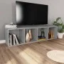 Sonoma gray plywood shelving/TV cabinet 36x30x143 cm by vidaXL, Bookcases and shelves - Ref: Foro24-815247, Price: 65,04 €, D...