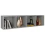 Sonoma gray plywood shelving/TV cabinet 36x30x143 cm by vidaXL, Bookcases and shelves - Ref: Foro24-815247, Price: 65,04 €, D...