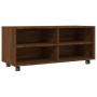TV-Möbel Räder Sperrholz Eiche braun 90x35x35 cm von vidaXL, TV-Möbel - Ref: Foro24-815260, Preis: 62,38 €, Rabatt: %
