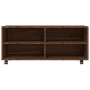 TV-Möbel Räder Sperrholz Eiche braun 90x35x35 cm von vidaXL, TV-Möbel - Ref: Foro24-815260, Preis: 62,38 €, Rabatt: %