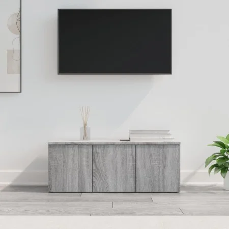 TV-Möbel aus grauem Sonoma-Sperrholz 80x34x30 cm von vidaXL, TV-Möbel - Ref: Foro24-815499, Preis: 50,08 €, Rabatt: %
