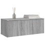 TV-Möbel aus grauem Sonoma-Sperrholz 80x34x30 cm von vidaXL, TV-Möbel - Ref: Foro24-815499, Preis: 50,72 €, Rabatt: %