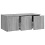 TV-Möbel aus grauem Sonoma-Sperrholz 80x34x30 cm von vidaXL, TV-Möbel - Ref: Foro24-815499, Preis: 50,08 €, Rabatt: %