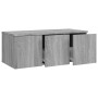 TV-Möbel aus grauem Sonoma-Sperrholz 80x34x30 cm von vidaXL, TV-Möbel - Ref: Foro24-815499, Preis: 50,72 €, Rabatt: %