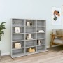 Gray plywood CD shelf 102x23x89.5 cm by vidaXL, CD and DVD storage - Ref: Foro24-815484, Price: 62,48 €, Discount: %